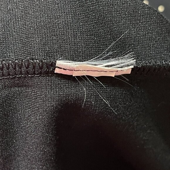 Old Navy Dot Swing Dress Black Tan Crew Neck Short Sleeve Size L Large - Picture 6 of 6